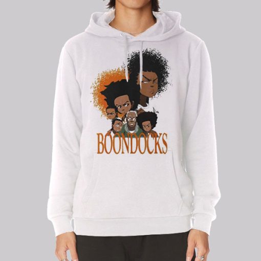 Funny Cartoon Family Boondocks Huey Hoodie