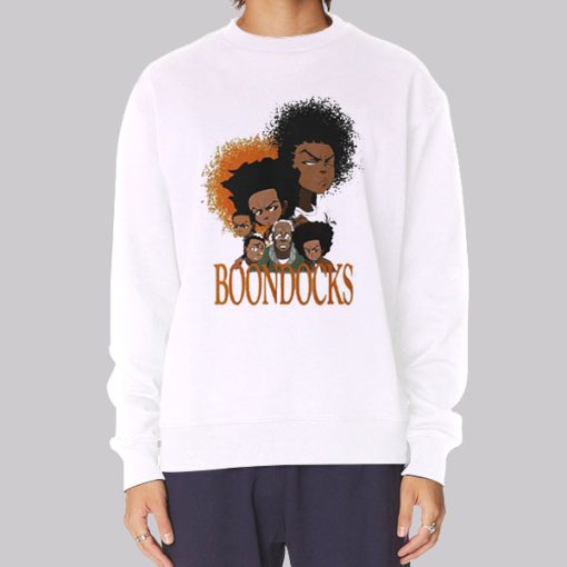 Funny Cartoon Family Boondocks Huey Hoodie