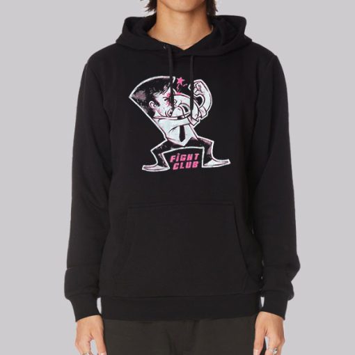 Funny Cartoon Fight Club Hoodie