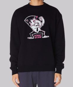Funny Cartoon Fight Club Hoodie