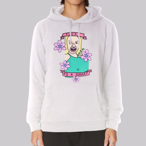 Funny Cartoon Fuck Its a Sunday Hoodie