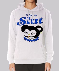 Funny Cartoon I’m a Slut Hoodie Funny Cartoon I’m a Slut Hoodie