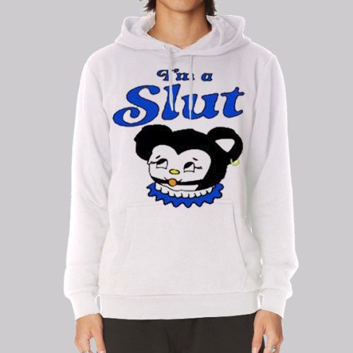 Funny Cartoon I’m a Slut Hoodie