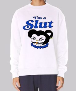 Funny Cartoon I’m a Slut Hoodie