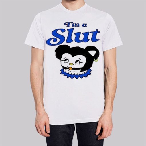 Funny Cartoon I’m a Slut Hoodie