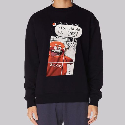 Funny Cartoon Sickos Haha Yes Hoodie