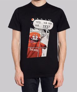 Funny Cartoon Sickos Haha Yes Hoodie 3