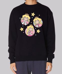 Funny Character Princess Peach Hoodie