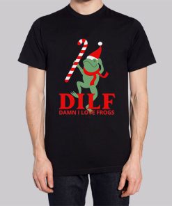 Funny Christmas Damn I Love Frogs Hoodie 3