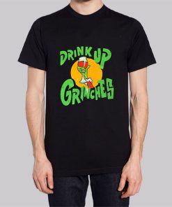 Funny Christmas Drink up Grinches Hoodie 3