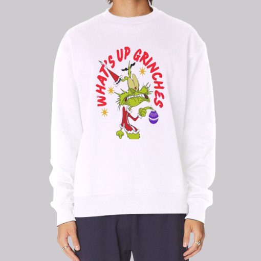 Funny Christmas What up Grinches Hoodie