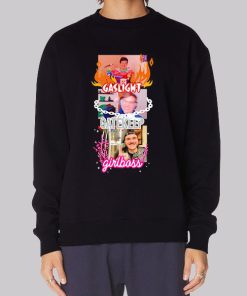 Funny Chuckle Sandwich Gaslight Gatekeep Girlboss Hoodie