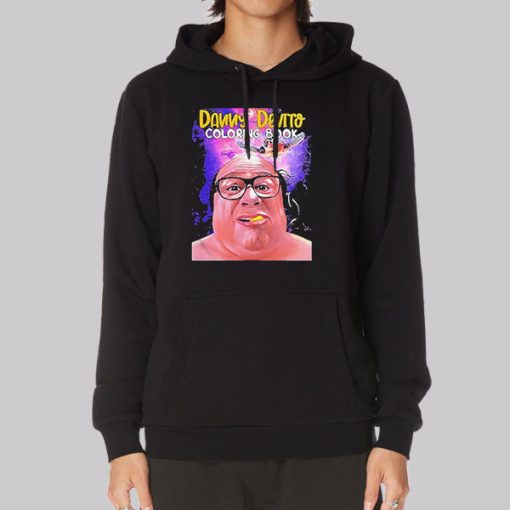 Funny Coloring Book Danny Devito Hoodie