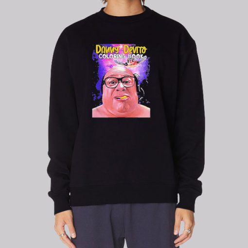 Funny Coloring Book Danny Devito Hoodie