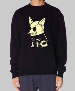 Funny Corgi Skeleton Hoodie