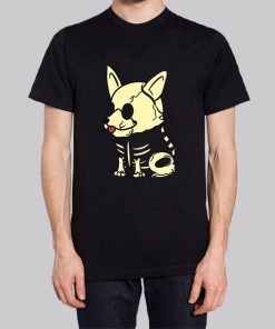 Funny Corgi Skeleton Hoodie 3