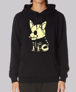 Funny Corgi Skeleton Hoodie 4