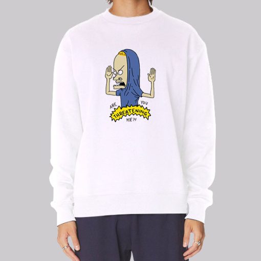 Funny Cornholio Are You Threatening Me Hoodie