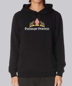 Funny Crown Passenger Princess Hoodie Funny Crown Passenger Princess Hoodie