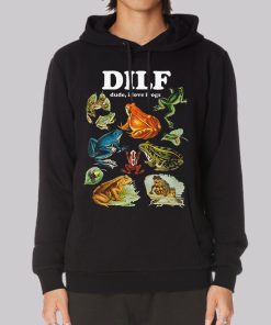 Funny DILF Cottagecore Damn I Love Frogs Hoodie Funny DILF Cottagecore Damn I Love Frogs Hoodie