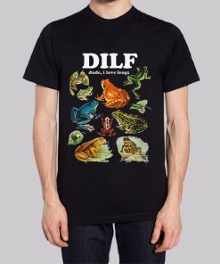 Funny DILF Cottagecore Damn I Love Frogs Hoodie 3