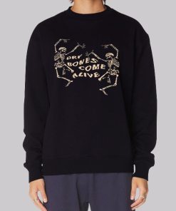 Funny Dancing Skeleton Dry Bones Hoodie