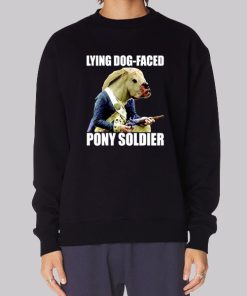 Funny Dog Faced Pony Soldier Meme Hoodie