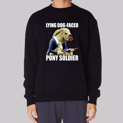 Funny Dog Faced Pony Soldier Meme Hoodie