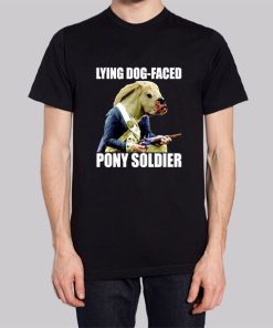 Funny Dog Faced Pony Soldier Meme Hoodie 3