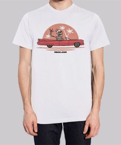 Funny Driving Skeleton Reckless Hoodie 3