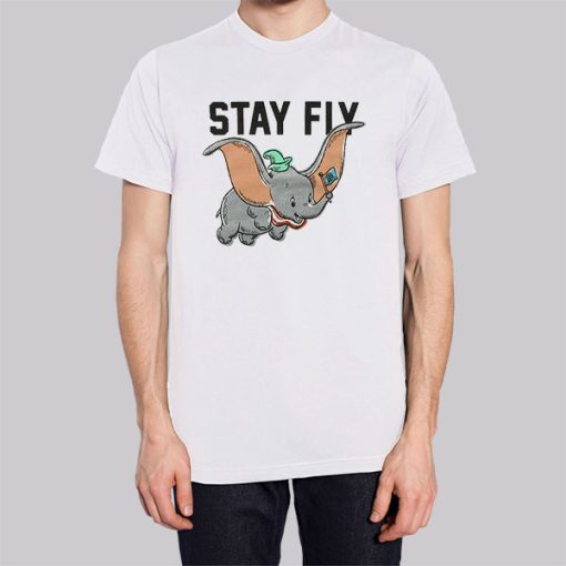 Funny Dumbo Stay Fly Hoodie