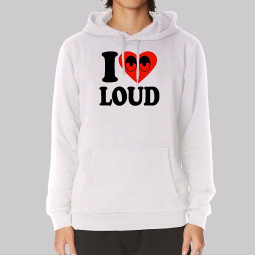 Funny Emoji I Love Loud Hoodie