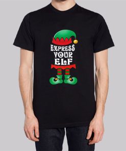 Funny Express Your Elf Christmas Hoodie 3