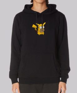 Funny Face Homer Simpson Pikachu Hoodie 4