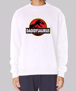 Funny Fathers Days Daddysaurus Hoodie