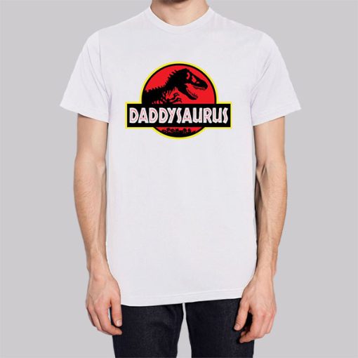 Funny Fathers Days Daddysaurus Hoodie