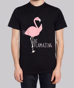 Funny Flamingo Be Flamazing Hoodie 3