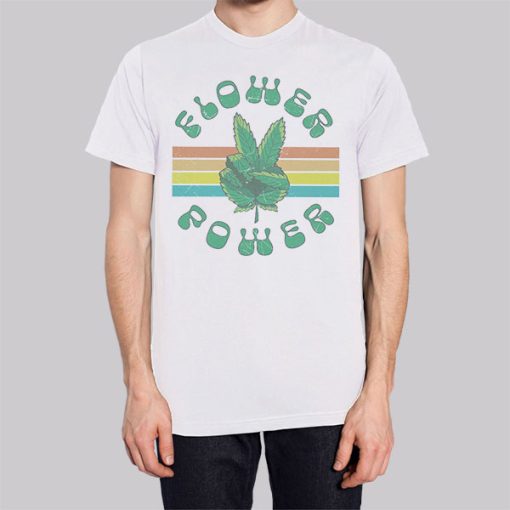 Funny Flower Power Weed Leaf Hoodie