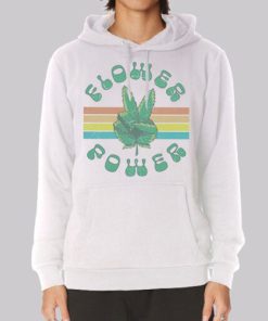 Funny Flower Power Weed Leaf Hoodie 4
