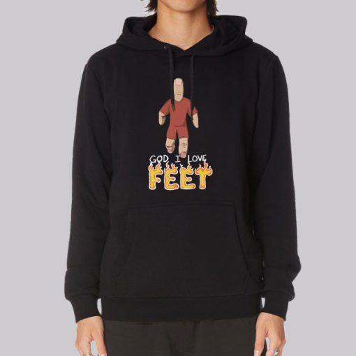 Funny God I Love Feet Hoodie