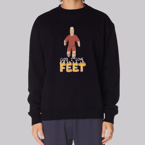 Funny God I Love Feet Hoodie