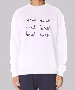 Funny Graphic Boob Hoodie