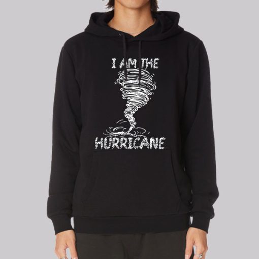 Funny Graphic M Hurricane Weather Hoodie