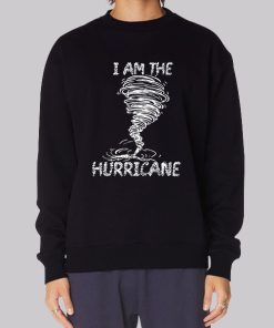 Funny Graphic M Hurricane Weather Hoodie