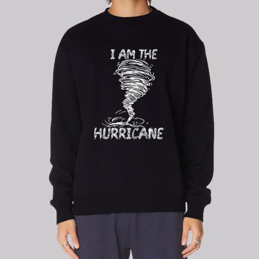 Funny Graphic M Hurricane Weather Hoodie