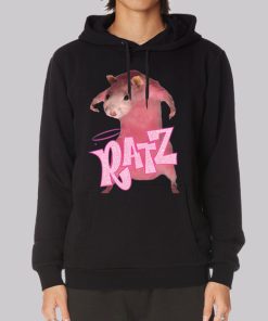 Funny Graphic Pink Rat Meme Hoodie Funny Graphic Pink Rat Meme Hoodie