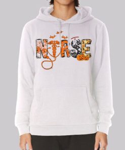 Funny Halloween Nurse Pumpkins Hoodie 3 Funny Halloween Nurse Pumpkins Hoodie 4