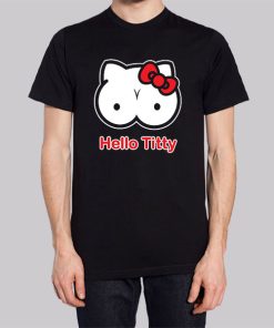 Funny Hello Titty Parody Hoodie 3