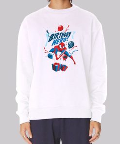 Funny Hero Spider Man Birthday Hoodie