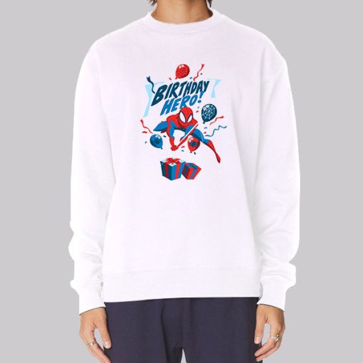 Funny Hero Spider Man Birthday Hoodie